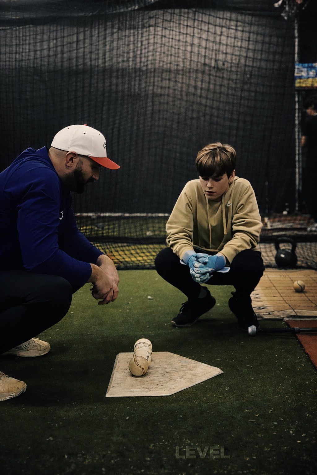 Sean is learning how to hunt zones to get himself in the better hitting position